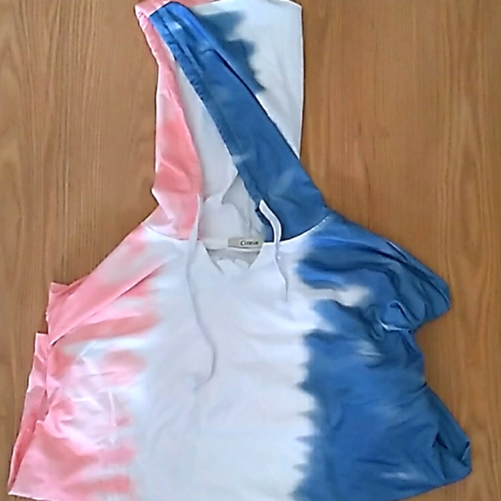 CINNIE- Split Tye Dyed Hoodie